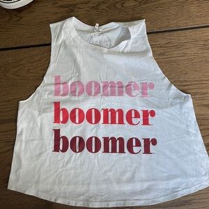 Boomer Sooner Cropped Tank